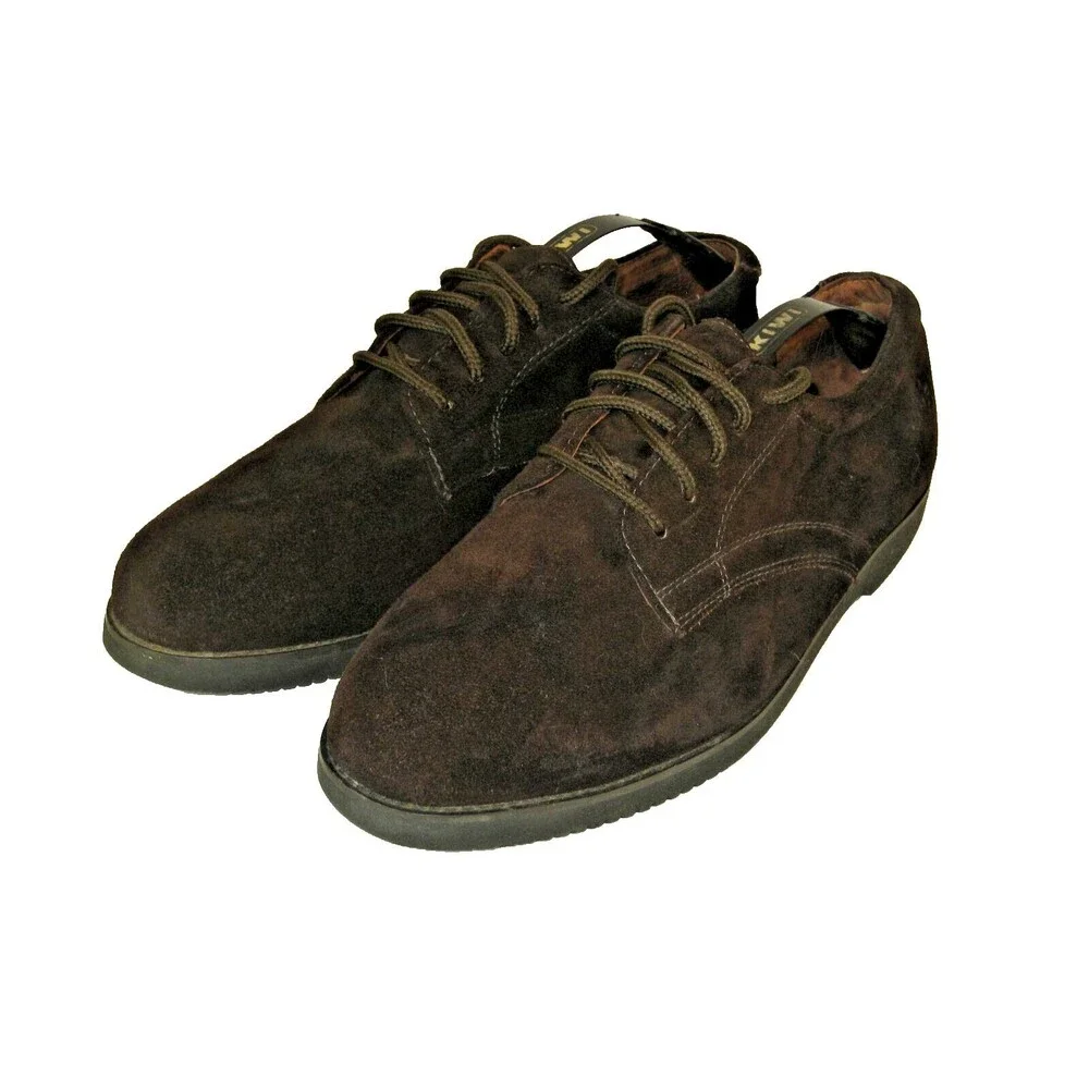 Mens Dockers Coffee Suede Leather Oxfords Shoes sz 8.5M
